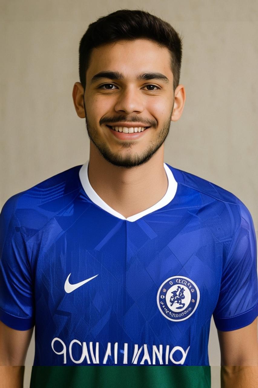 Torcedor após trocar camisa para o Palmeiras usando IA